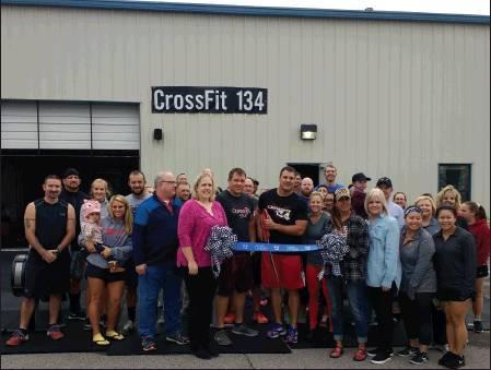 Todd Newville/The Newcastle Pacer                                CrossFit 134 Training Center and its athletes celebrated their three-year anniversary on Saturday, Sept. 22nd. The exercise and fitness facility is located on the east side of I-44 jus