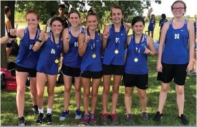 Photo provided                                Congratulations to the Newcastle Middle School Cross Country Girls. They finished first in the conference meet last Tuesday.