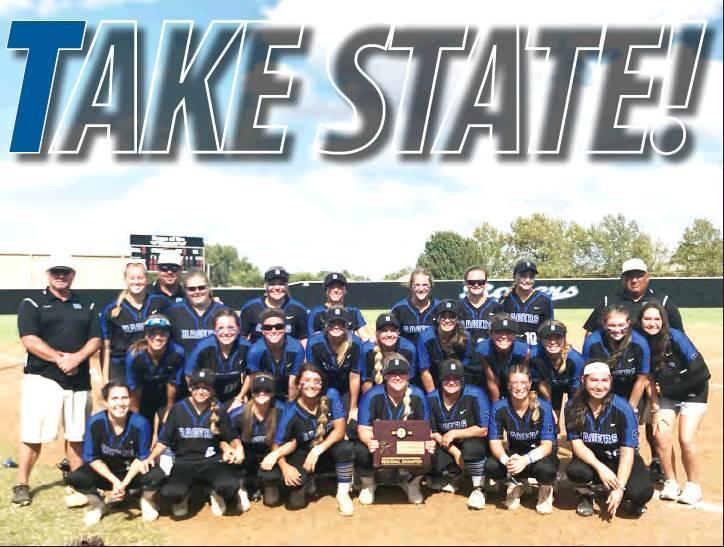 Photo provided by Cheryl Funk                                The 2018 Newcastle Racers fast-pitch softball team is ready for the Class 4A state tournament today at 11 a.m. at Shawnee (Thurs., Oct. 11.) The Racers easily won their regional last week