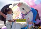 Easter Bunny visits Veterans Park