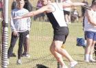Hunter Barry placed sixth in discus at the Yukon Track Meet