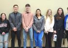 Student interns visit with school board
